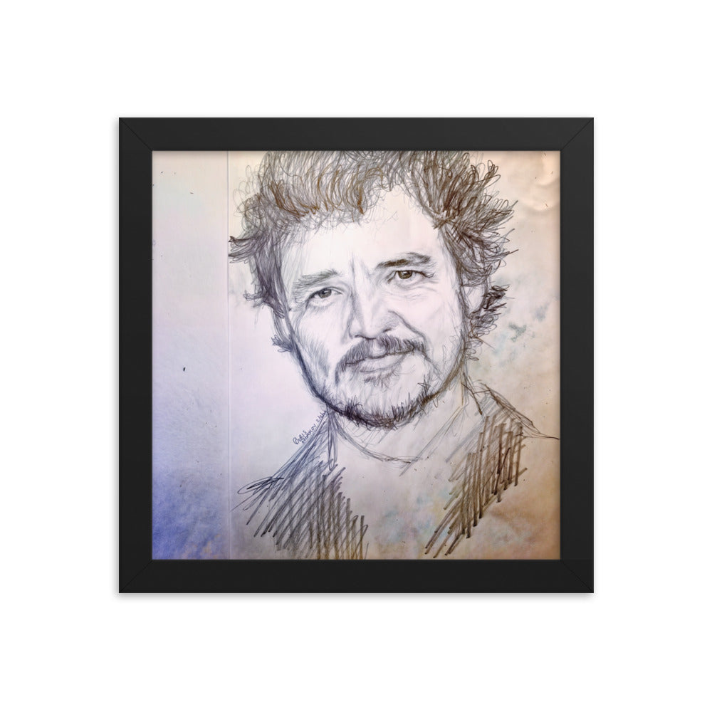 Framed Poster of Pedro Pascal