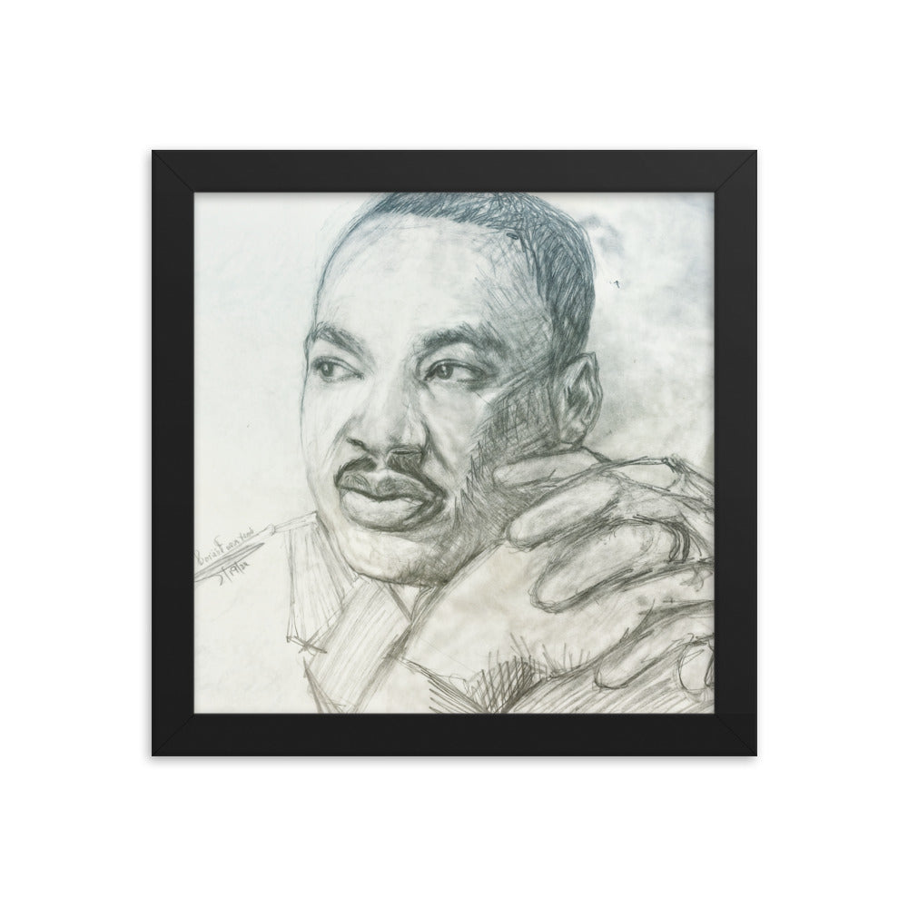 Framed Poster of Martin Luther King Jr