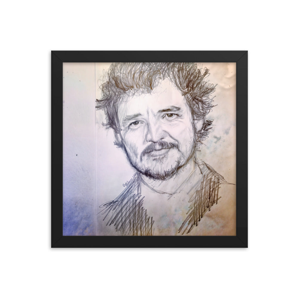 Framed Poster of Pedro Pascal