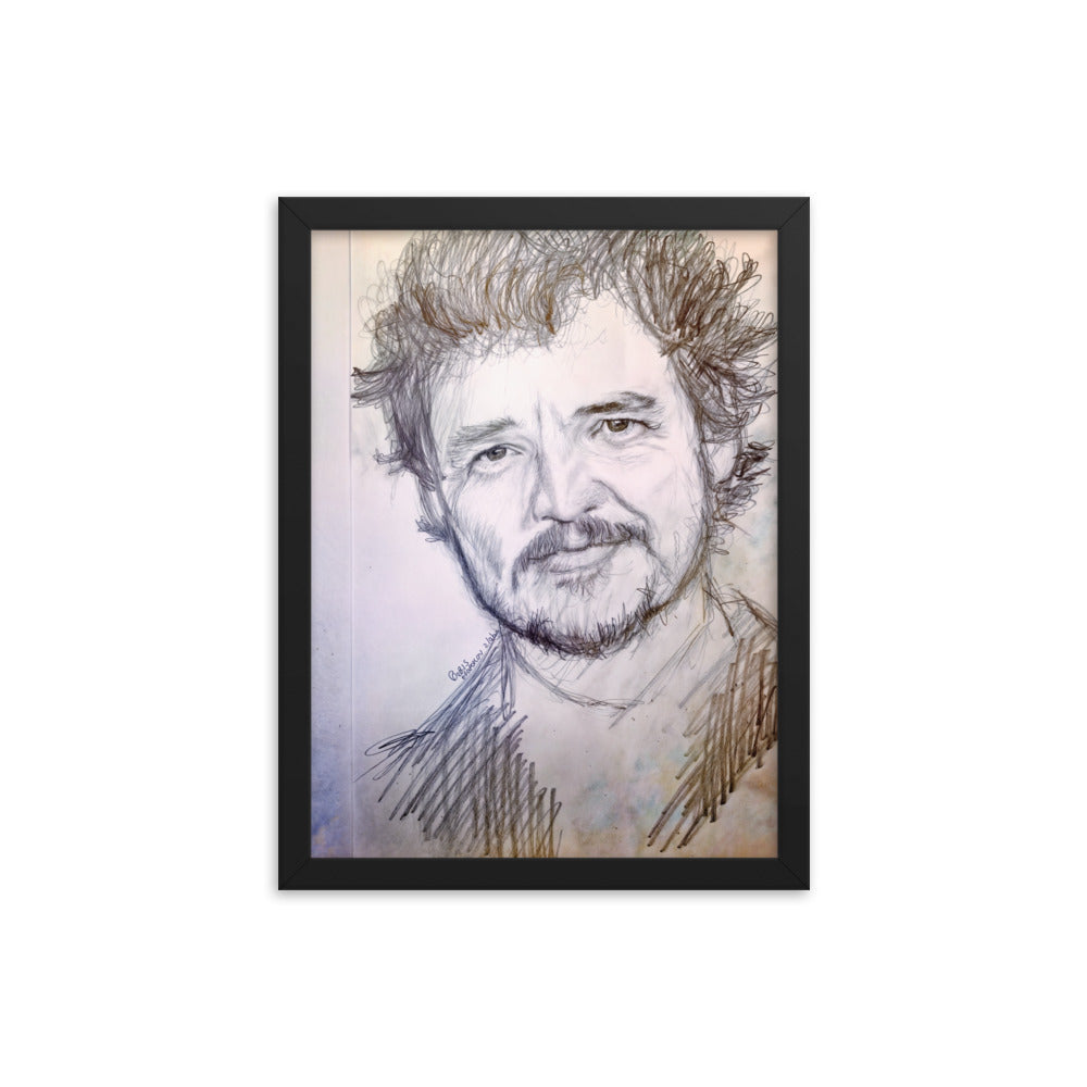 Framed Poster of Pedro Pascal