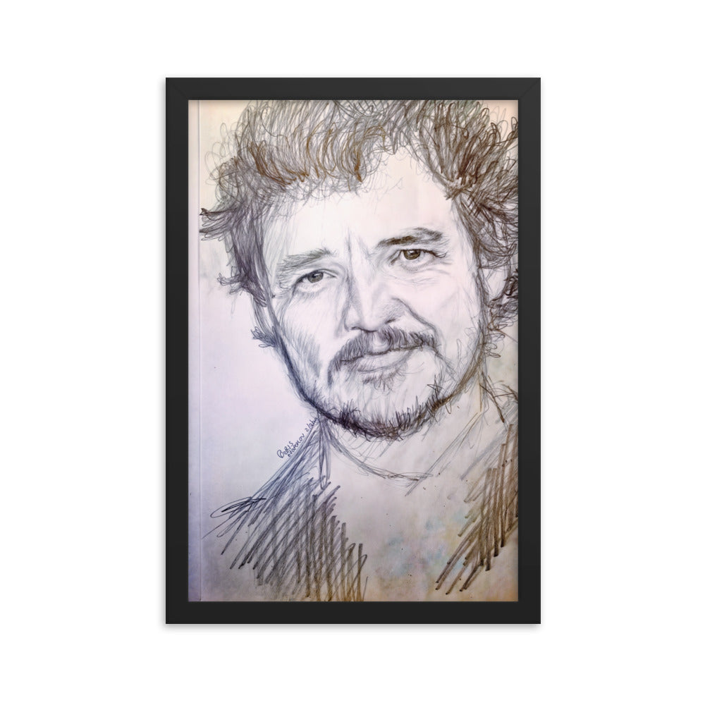 Framed Poster of Pedro Pascal