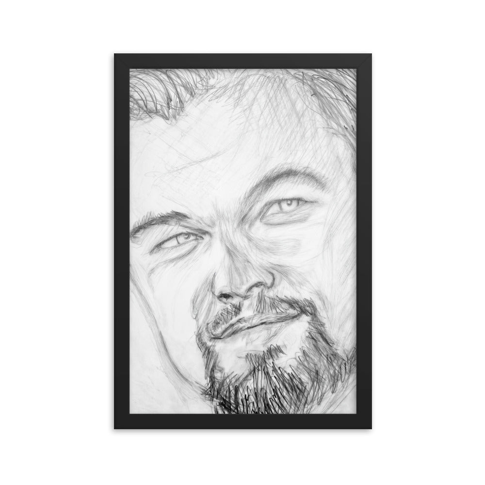 Framed Poster of Leonardo Dicaprio