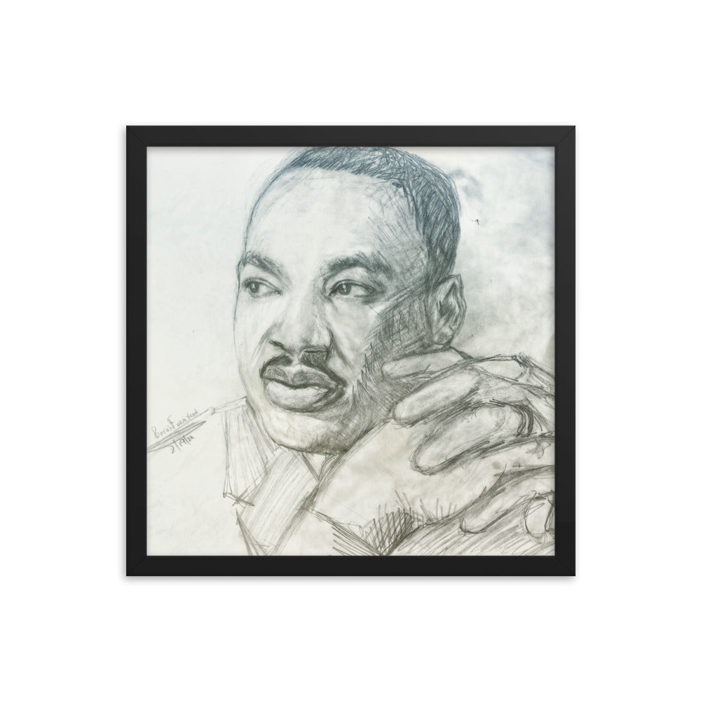 Framed Poster of Martin Luther King Jr