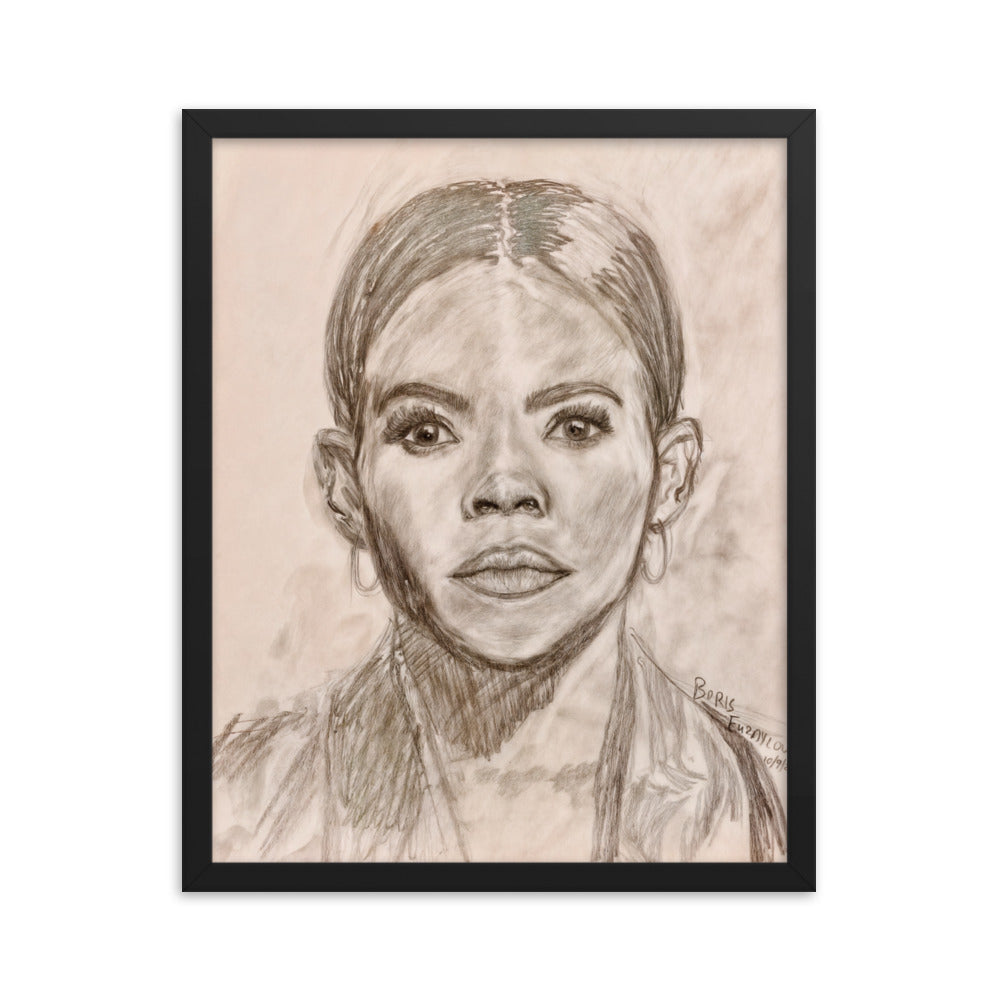 Framed Poster of Candace Owens