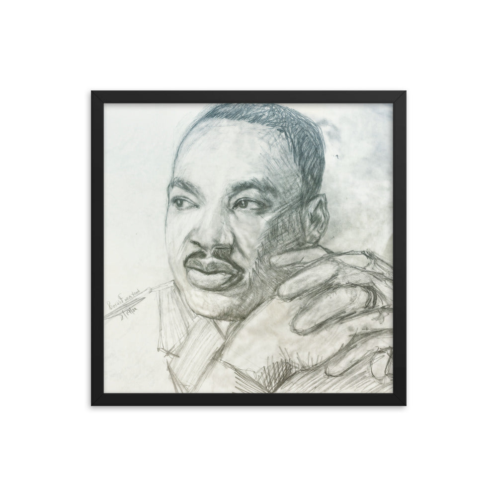 Framed Poster of Martin Luther King Jr