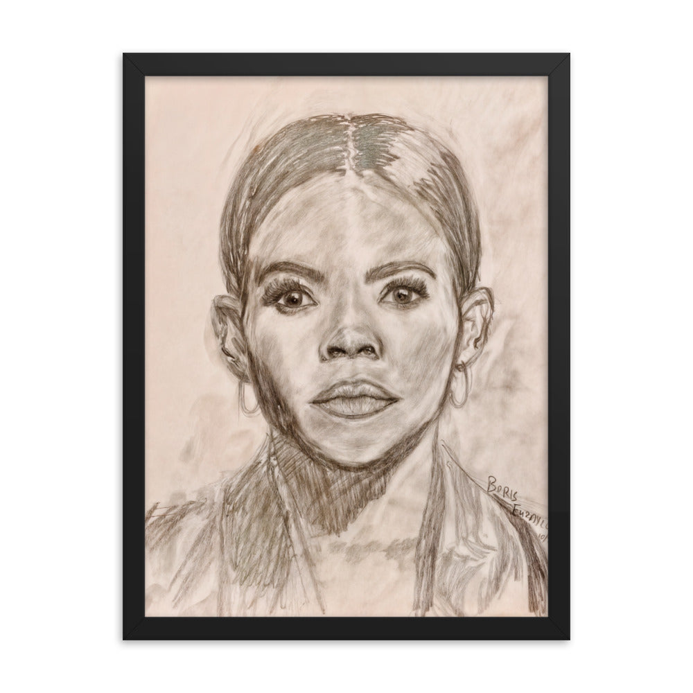 Framed Poster of Candace Owens