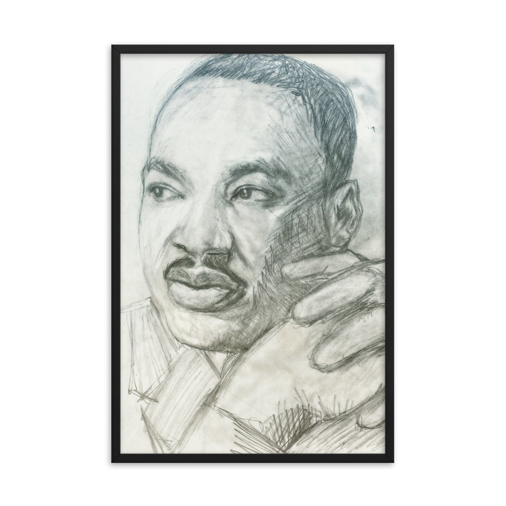 Framed Poster of Martin Luther King Jr